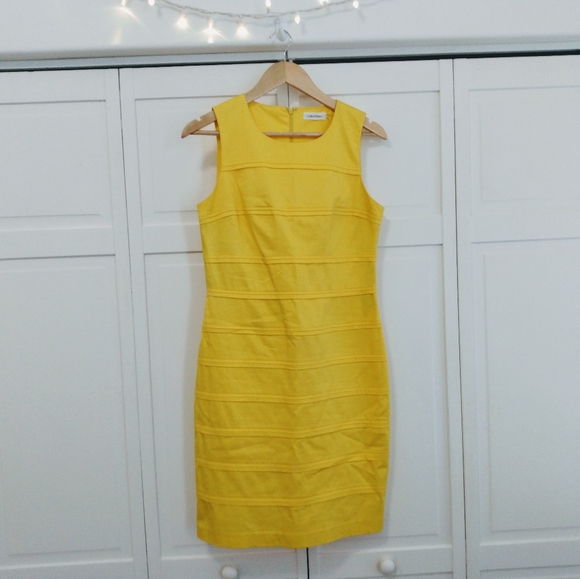 yellow dress size 8